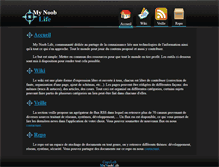 Tablet Screenshot of mynooblife.org